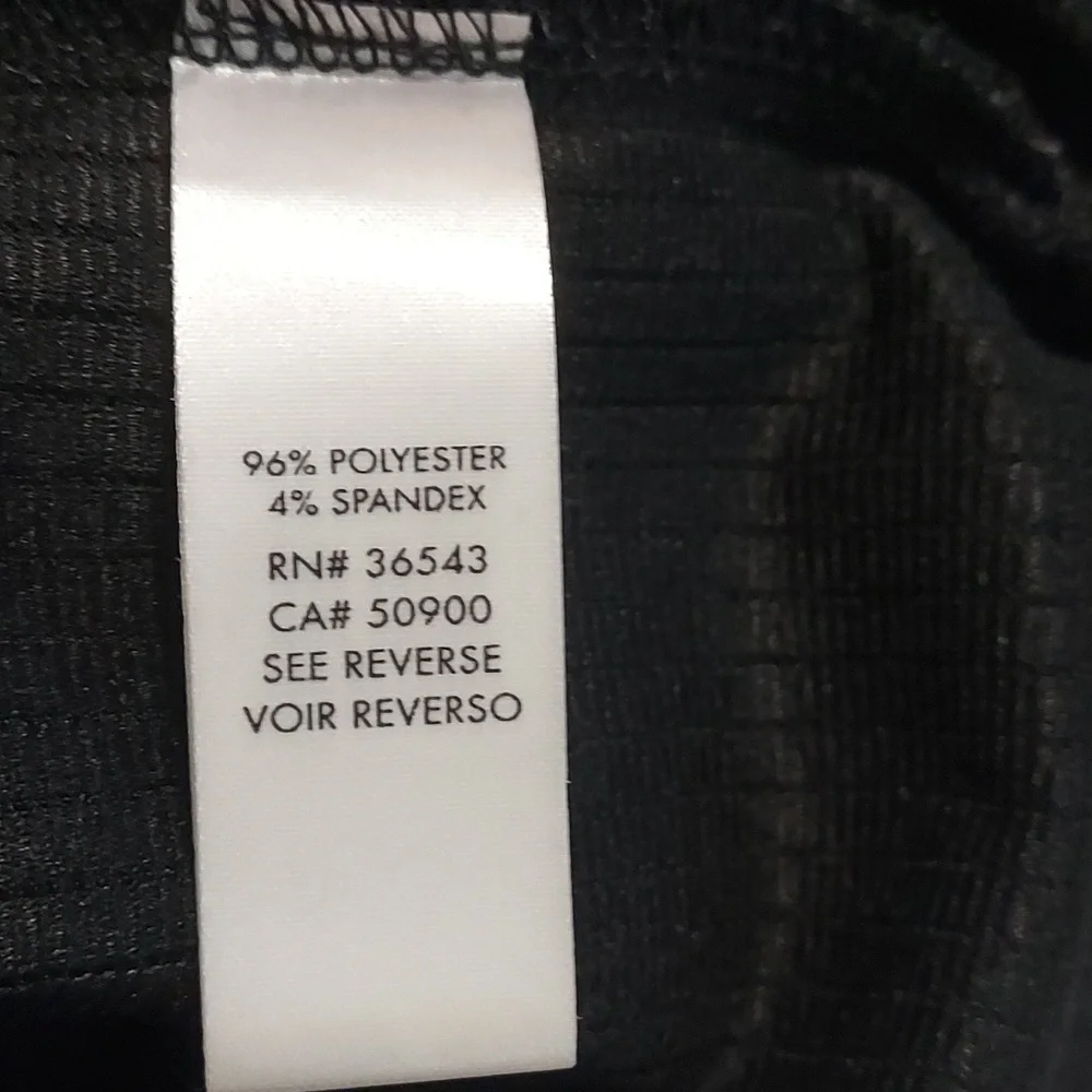 CALVIN klein womens blouse black size M in excellent condition - Picture 13 of 13